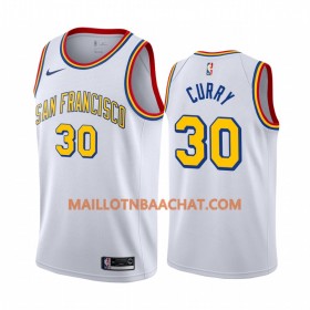 Maillot NBA Golden State Warriors Stephen Curry 30 Nike 2019-20 Classic Edition Swingman - Homme